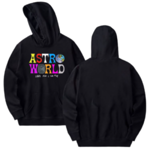 AstroWorld Look Mom I Can Fly Hoodie – Black