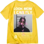 Cactus Jack Look Mom I Can Fly Shirt Yellow