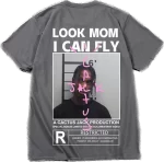 Cactus Jack Look Mom I Can Fly Shirt – Dark Grey