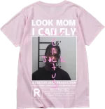 Cactus Jack Look Mom I Can Fly Shirt – Pink