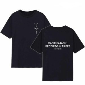 Cactus Jack Records And Tapes Houston Tee Shirt