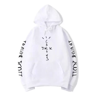 Cactus Jack Travis Scott White Hoodie