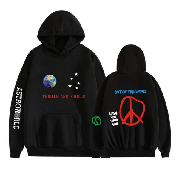 Thrills And Chills Black Hoodie