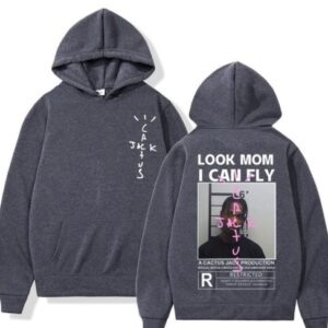 Travis Scott Cactus Jack Dark Grey Hoodie