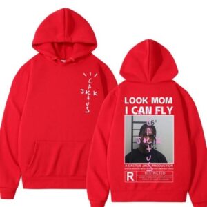 Travis Scott Cactus Jack Red Hoodie